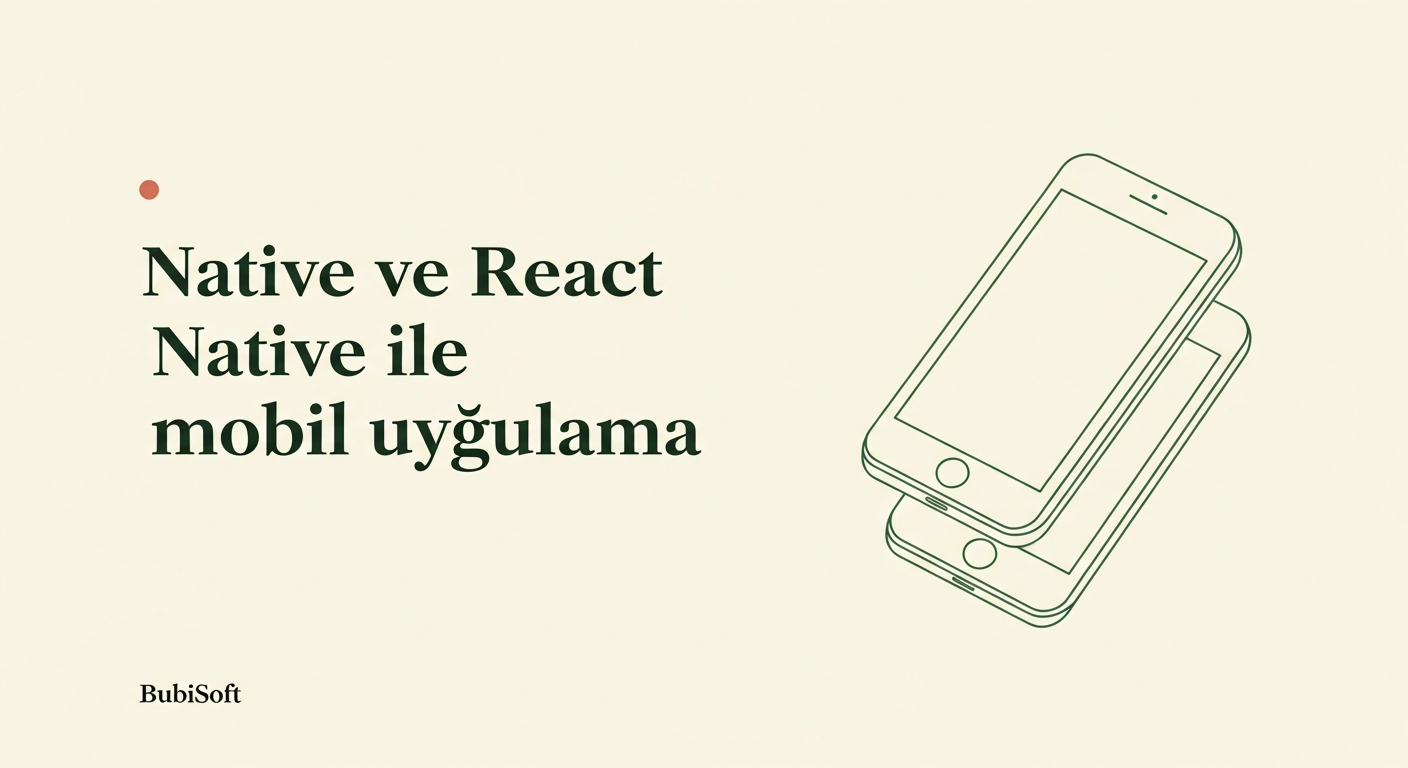 Native ve React Native ile mobil uygulama